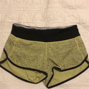 Lululemon Speed Shorts